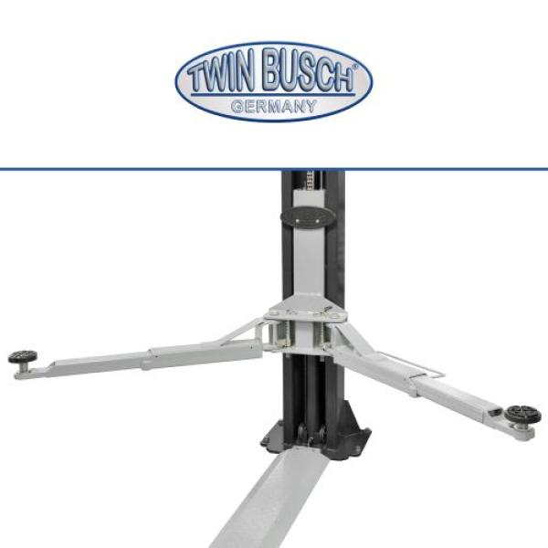 Twin Busch 2 Säulen Hebebühne TW242M 4.2t – BASIC LINE – halbautomatische Entriegelung GREY-Line